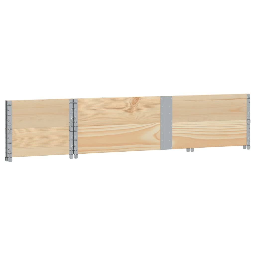 Pflanzkasten Grau 150x100 cm Massivholz Kiefer