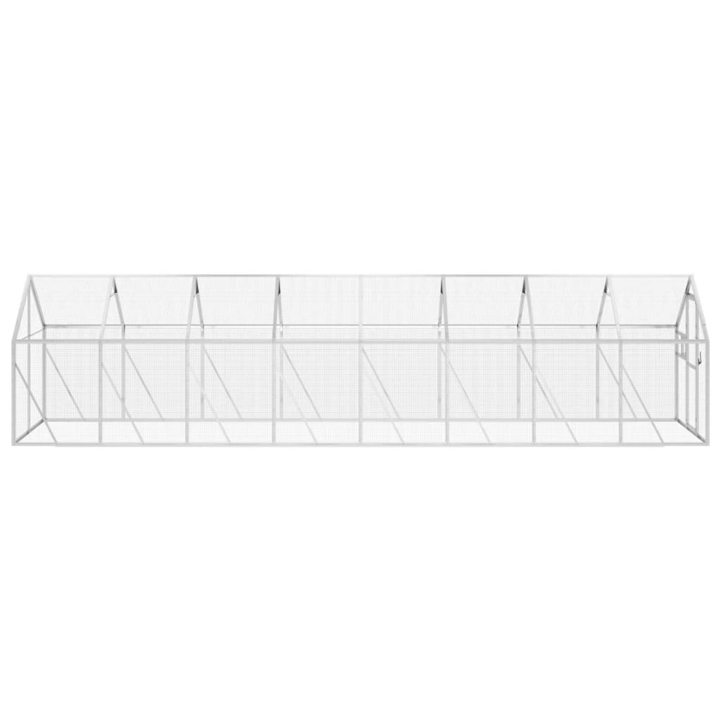 Voliere Anthrazit 179x100x185 cm Aluminium