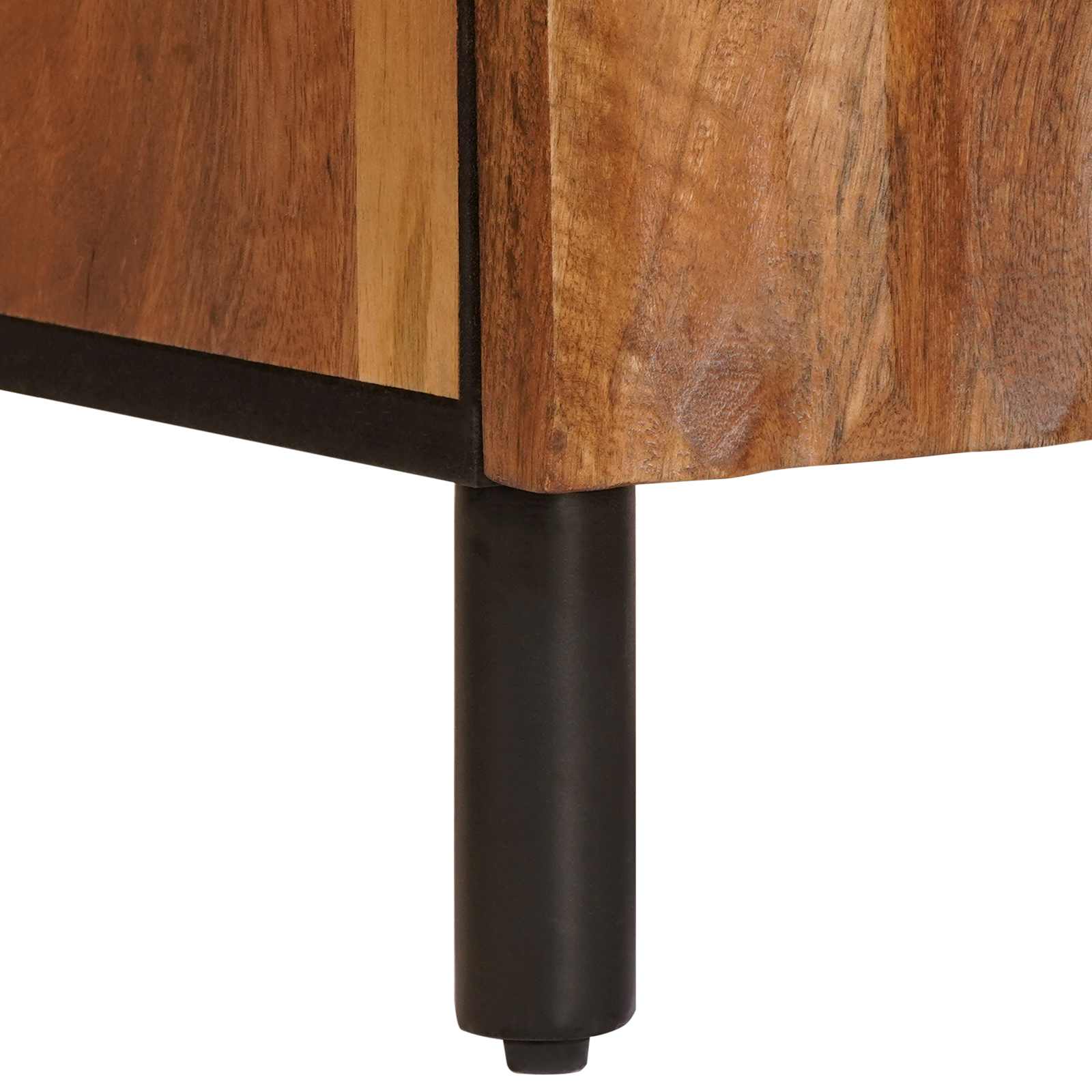 Sideboard mit Tür Weiße gewaschene Oberfläche 40 x 33 x 75 cm