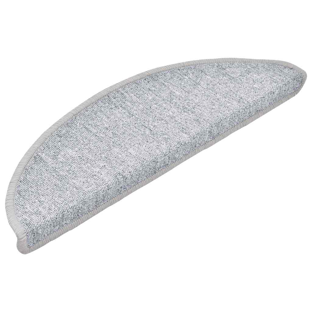 Stufenmatten 15 Stk. 56x17x3 cm Anthrazit Halbrund