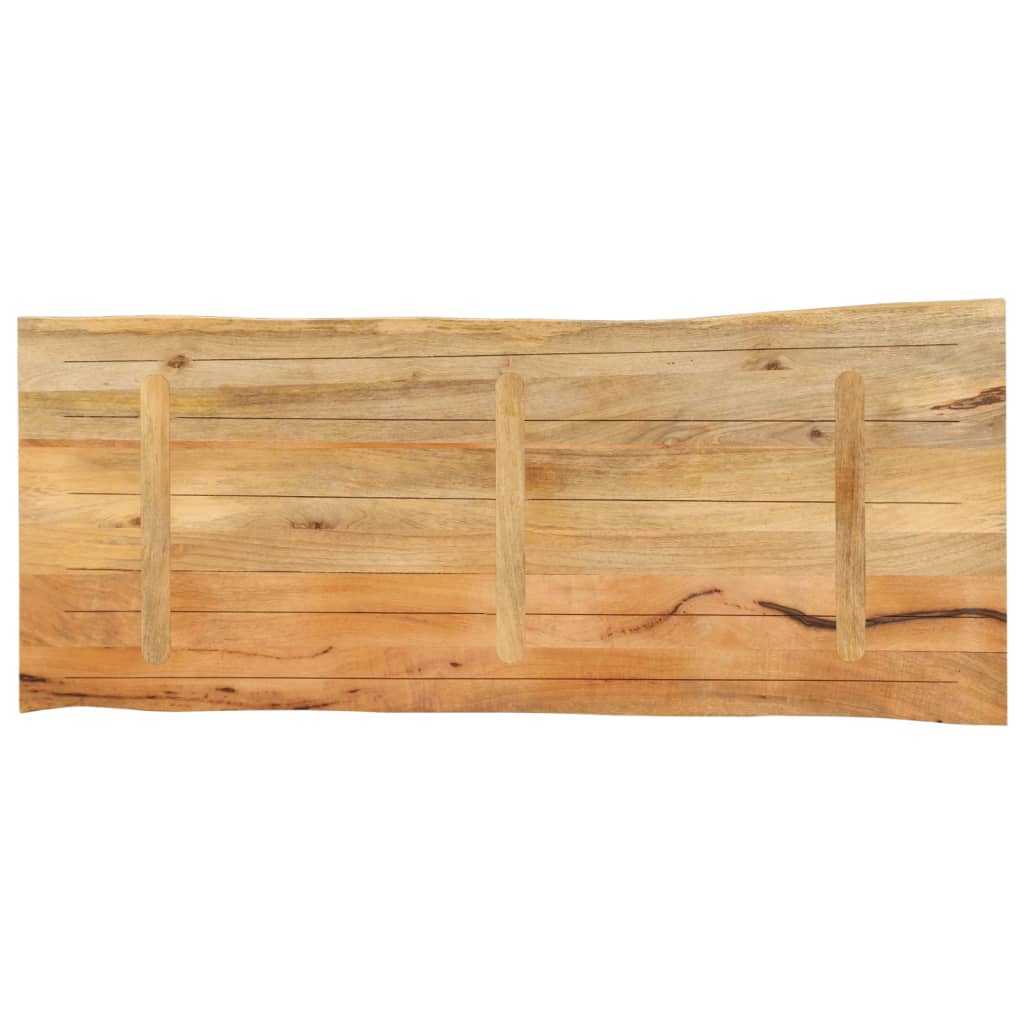 Tischplatte 40x40x2,5 cm Rechteckig Massivholz Akazie Baumkante