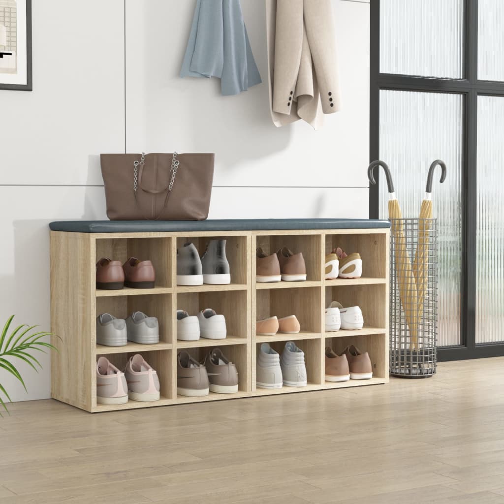 Schuhregale 2 Stk. Weiß 52,5x30x50 cm