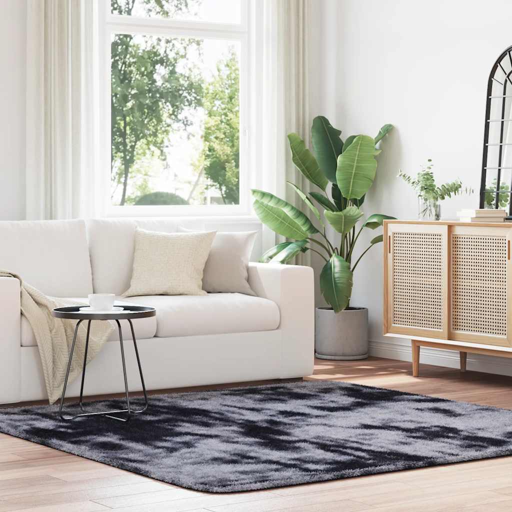 Teppich Shaggy Hochflor NAVARRA Beige 60x100 cm Polyester