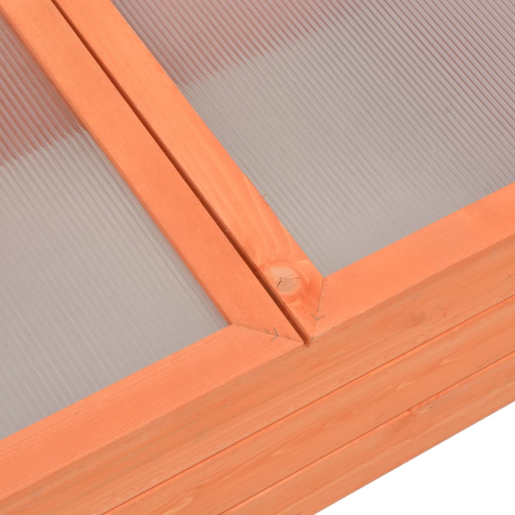 Frühbeet Holz 180x57x62 cm
