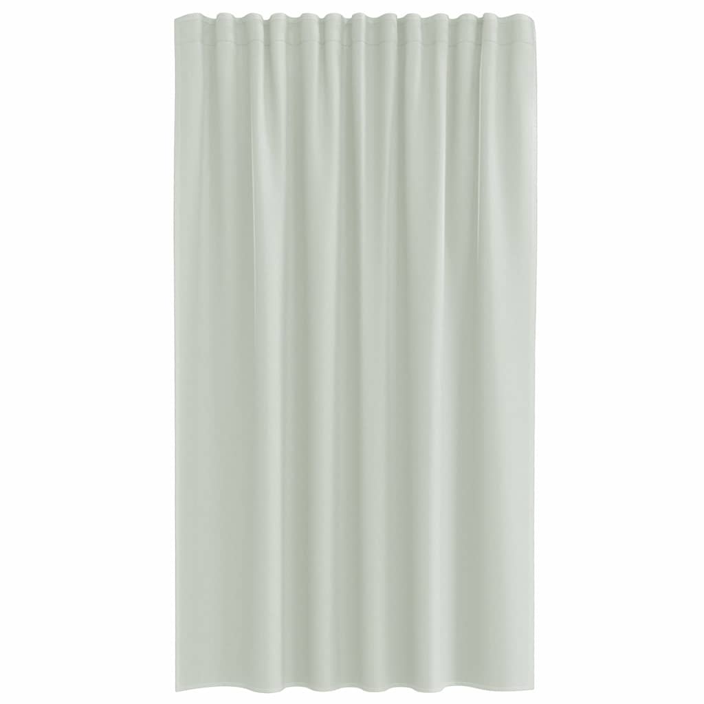 Voile Vorhänge mit Ösen 2 Stk. Apfelgrün 140x140 cm