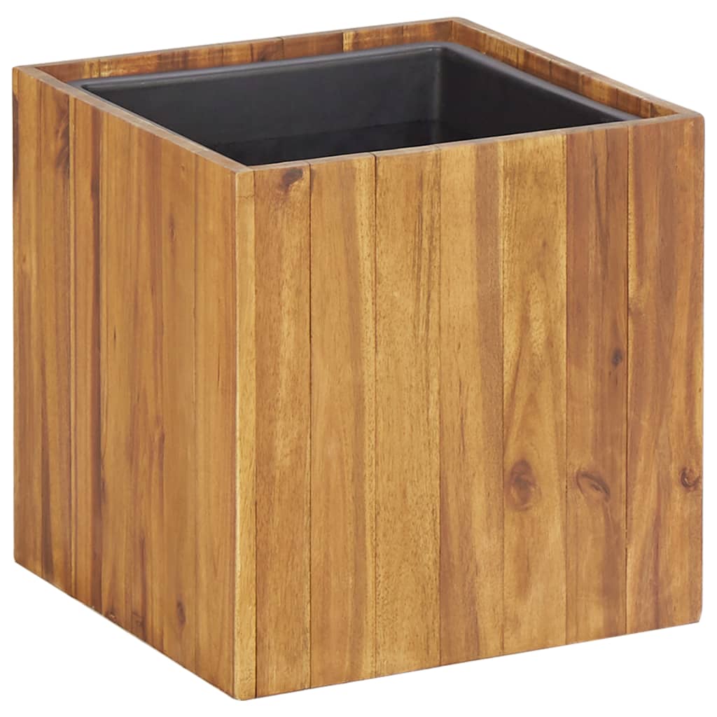 Garten-Hochbeet 24,5x24,5x25 cm Massivholz Akazie
