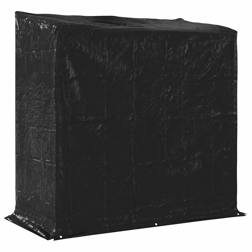 Brennholzregal mit Regenschutz 100,5x40,5x110,5 cm