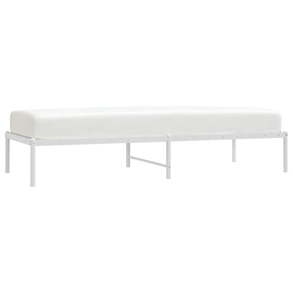 Bettgestell Metall Schwarz 75x190 cm