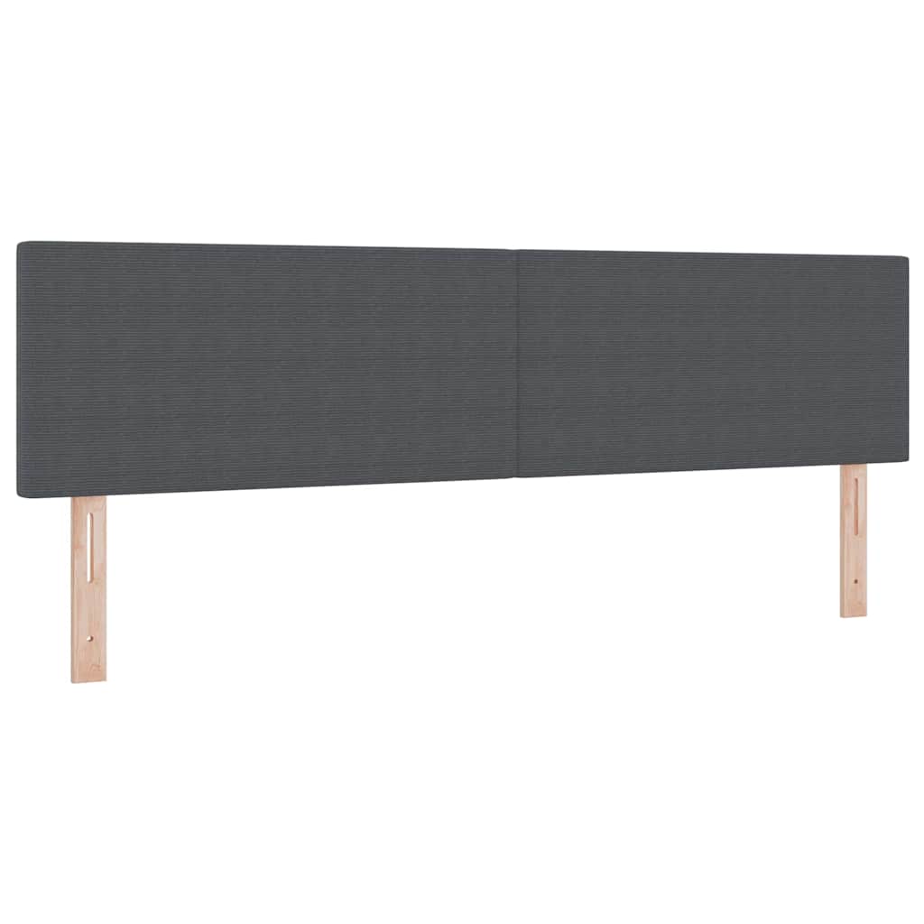 Kopfteil Hellgrau 80 cm Cordstoff