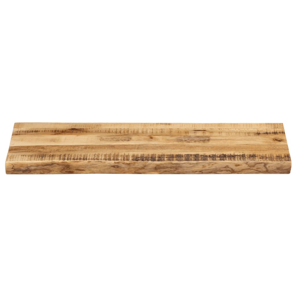 Tischplatte 40x40x2,5 cm Rechteckig Massivholz Akazie Baumkante