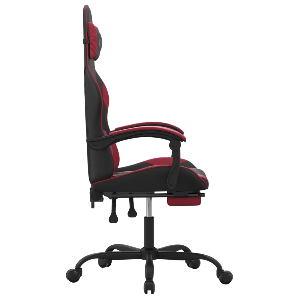 Gaming-Stuhl Schwarz und Golden Kunstleder