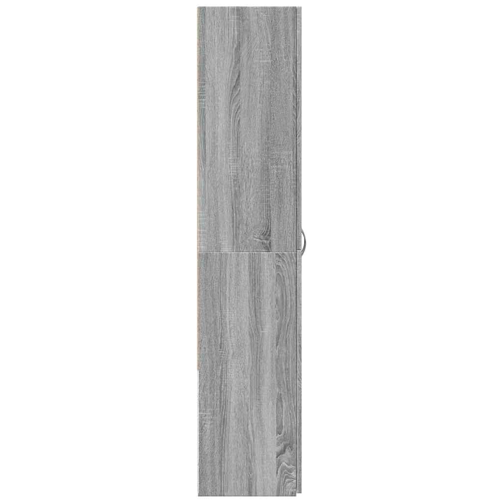 Aktenschrank Weiß 60x32x153 cm Holzwerkstoff