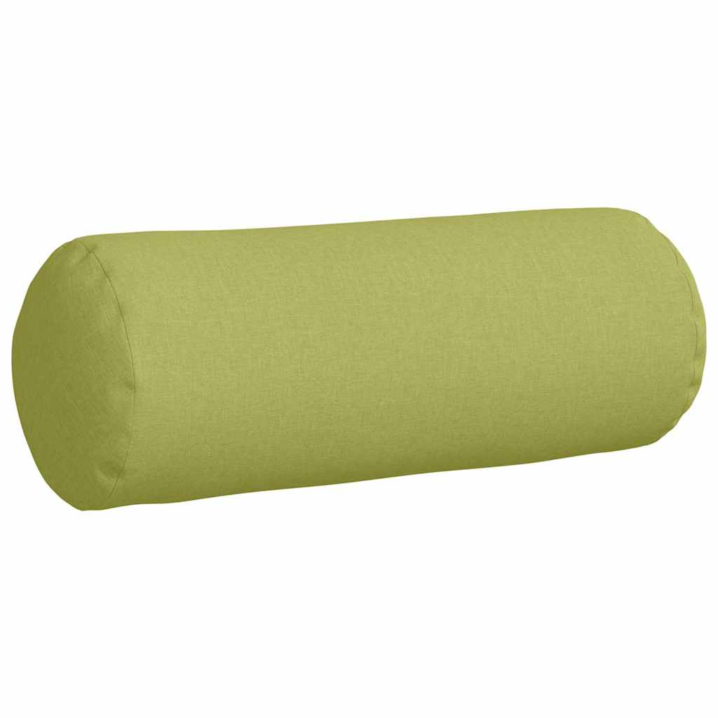 Bolsterkissen 2 Stück Hellgrau Ø 15 x 40 cm Stoff