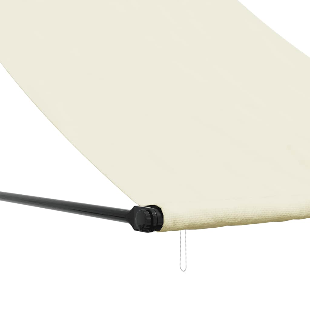 Markise Einziehbar Anthrazit 100x150 cm Stoff und Stahl