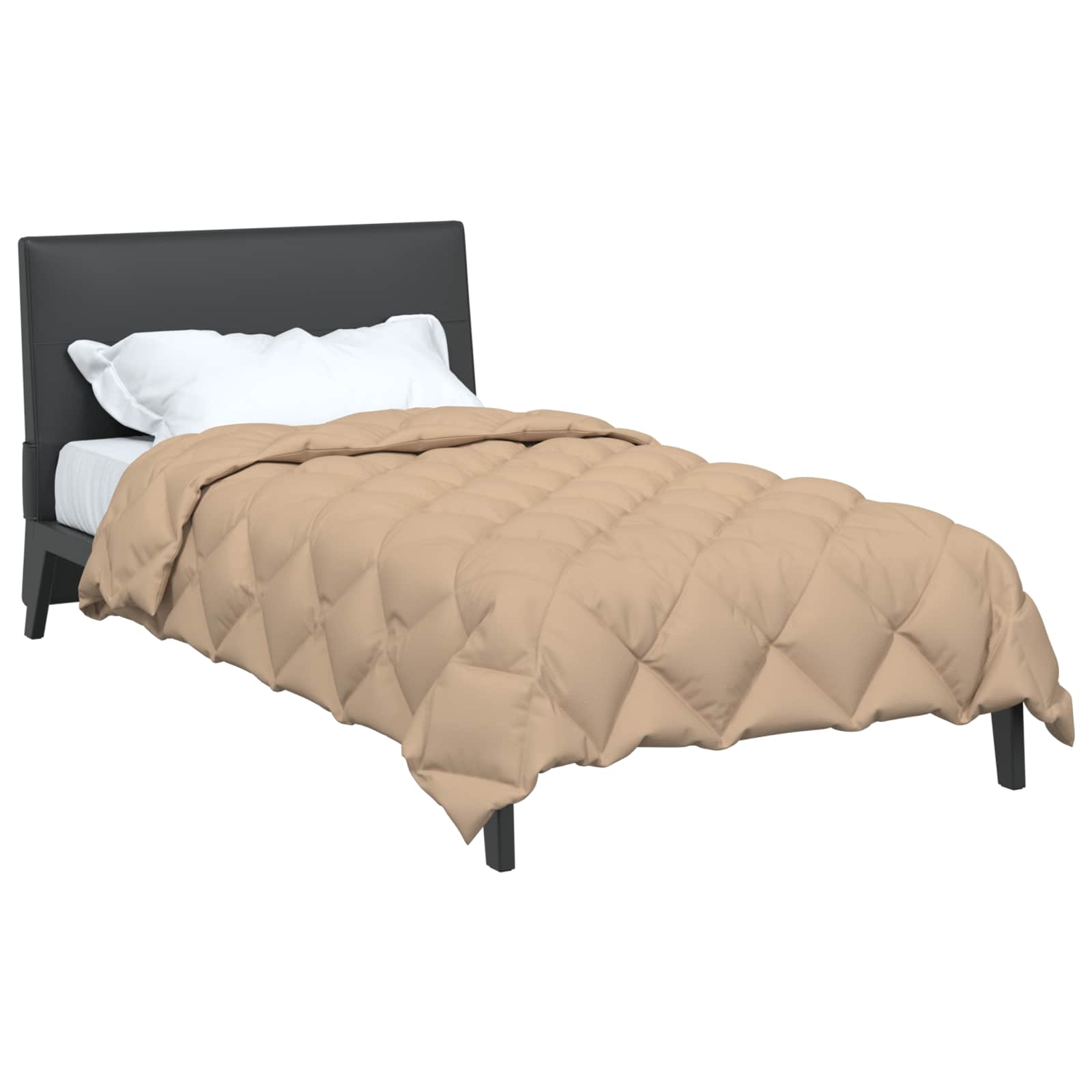 Winterbettdecke Anthrazit 135 x 200 cm Mikrofaser