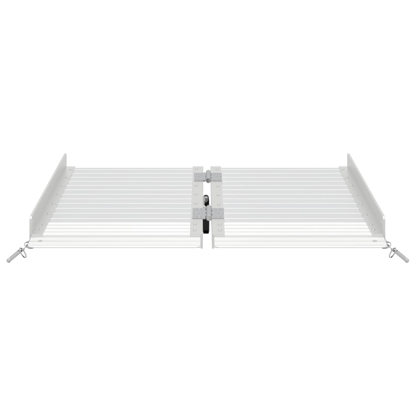 Rampe für Rollstühle 270 kg Silber 62 x 73 x 5 cm Aluminium