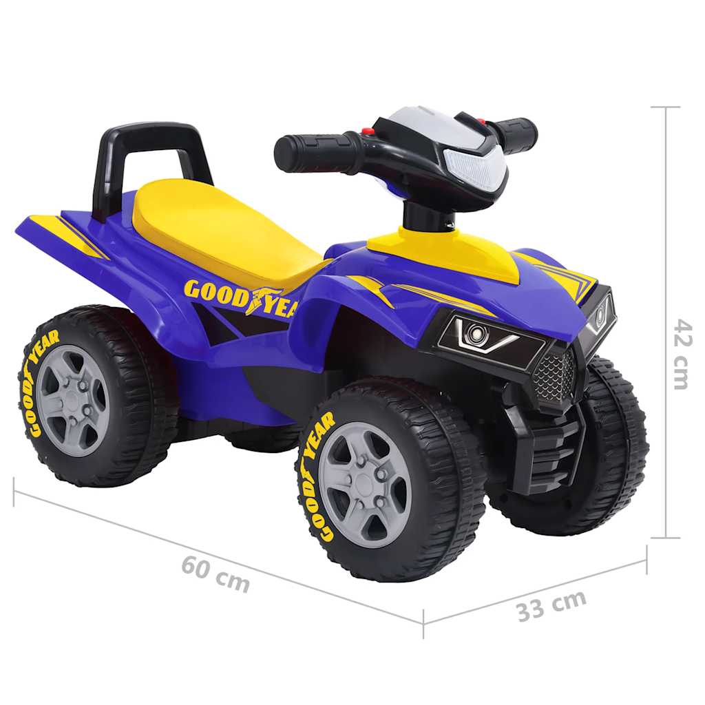 Aufsitz-Quad für Kinder Good Year Rot