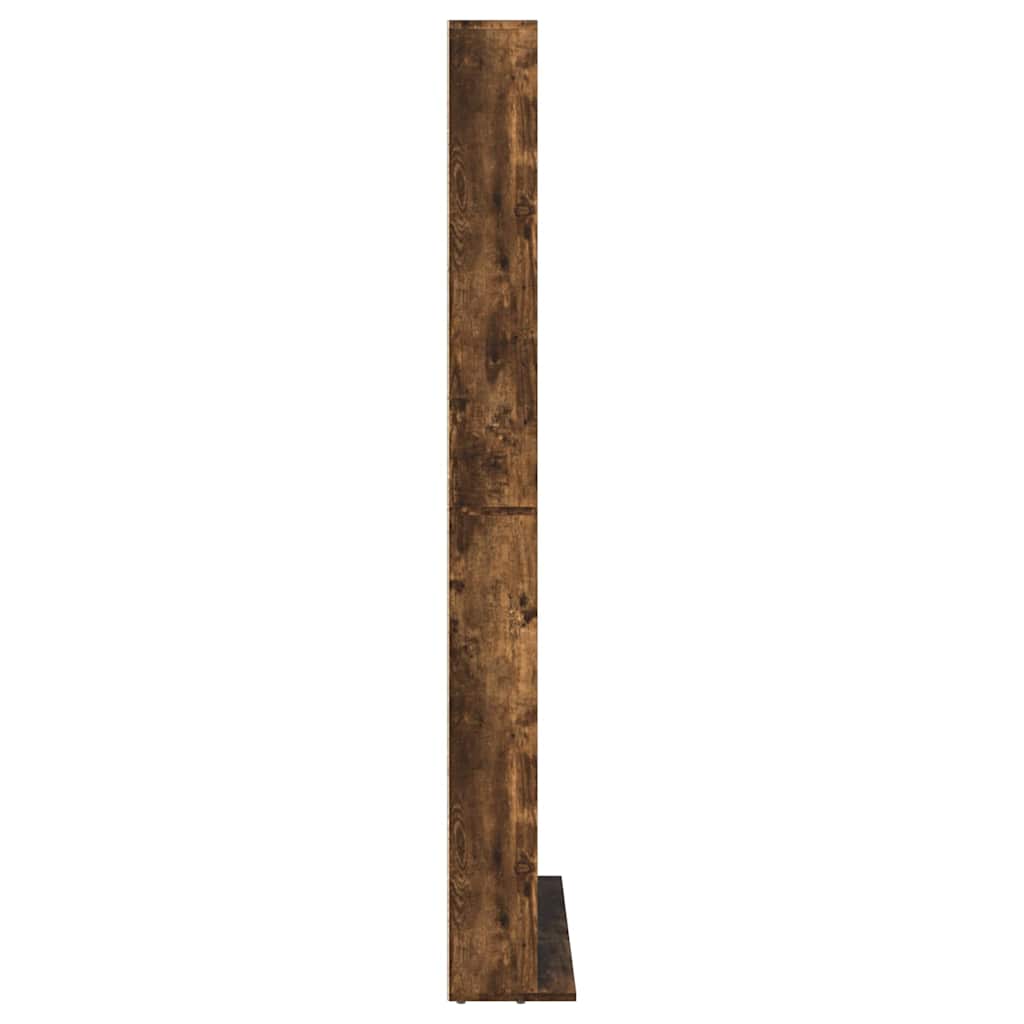 CD Regal Schwarz Eichen-Optik 101 x 23 x 177,5 cm Holzwerkstoff