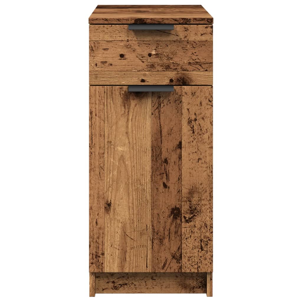 Büroschrank Weiß 33,5x50x75 cm Holzwerkstoff