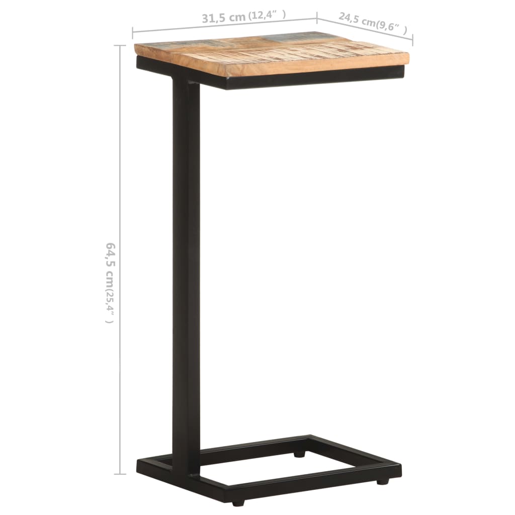 Beistelltische 2 Stk. 31,5x24,5x64,5 cm Massivholz Akazie