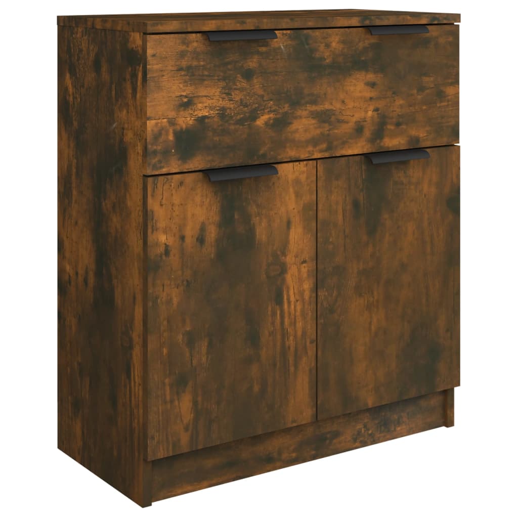 3-tlg. Sideboards Weiß Holzwerkstoff