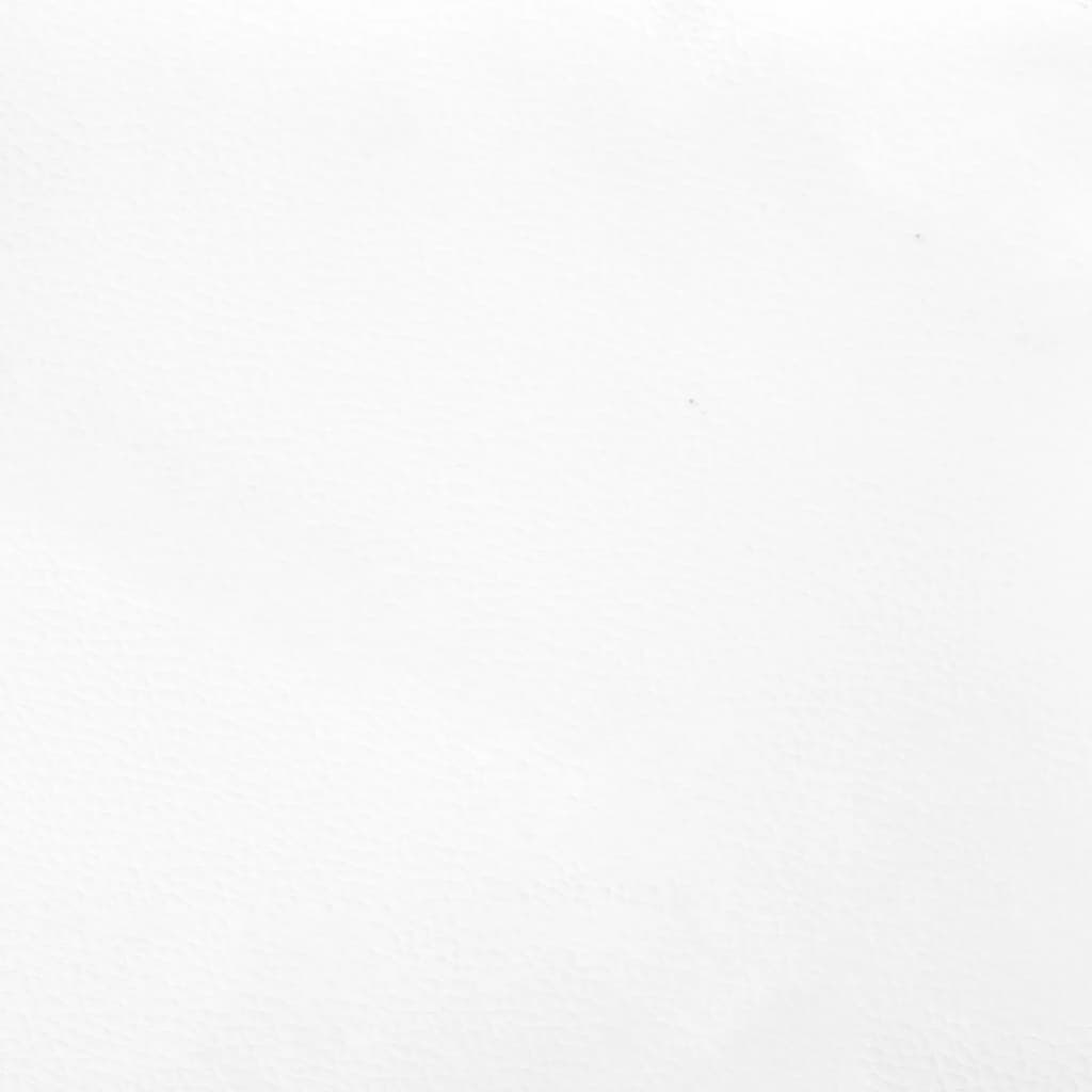 Kopfteil mit Ohren Creme 83x16x78/88 cm Kunstleder
