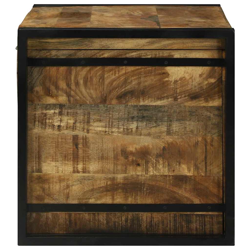 Aufbewahrungsbox 50 x 50 x 50 cm Massives upgecyceltes Holz