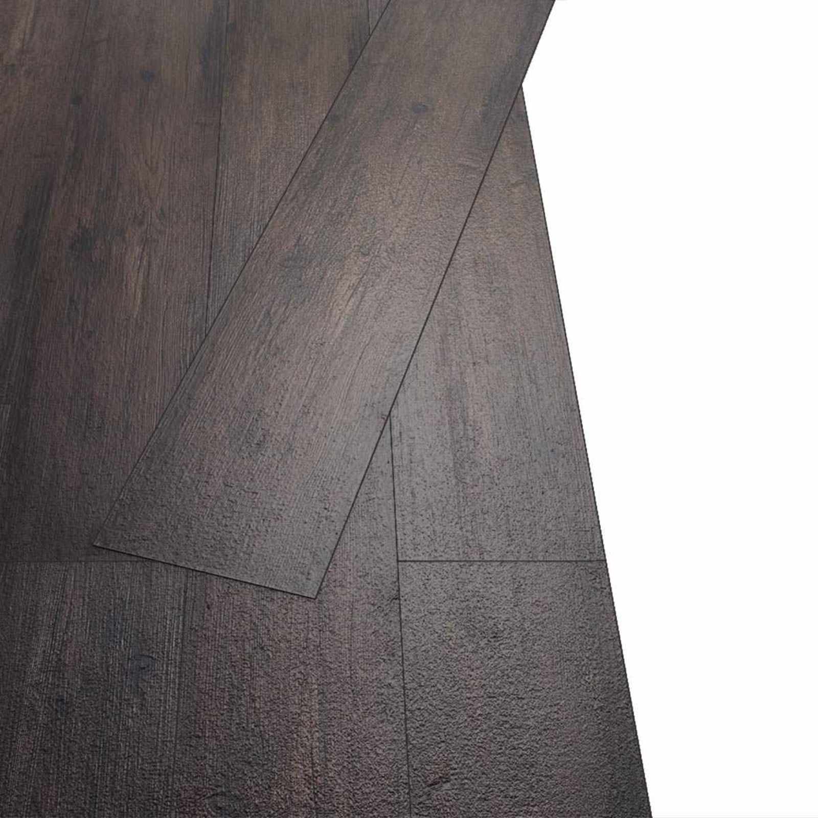 Bodenplanken 36 pcs Walnussbraun 5,02 m² PVC