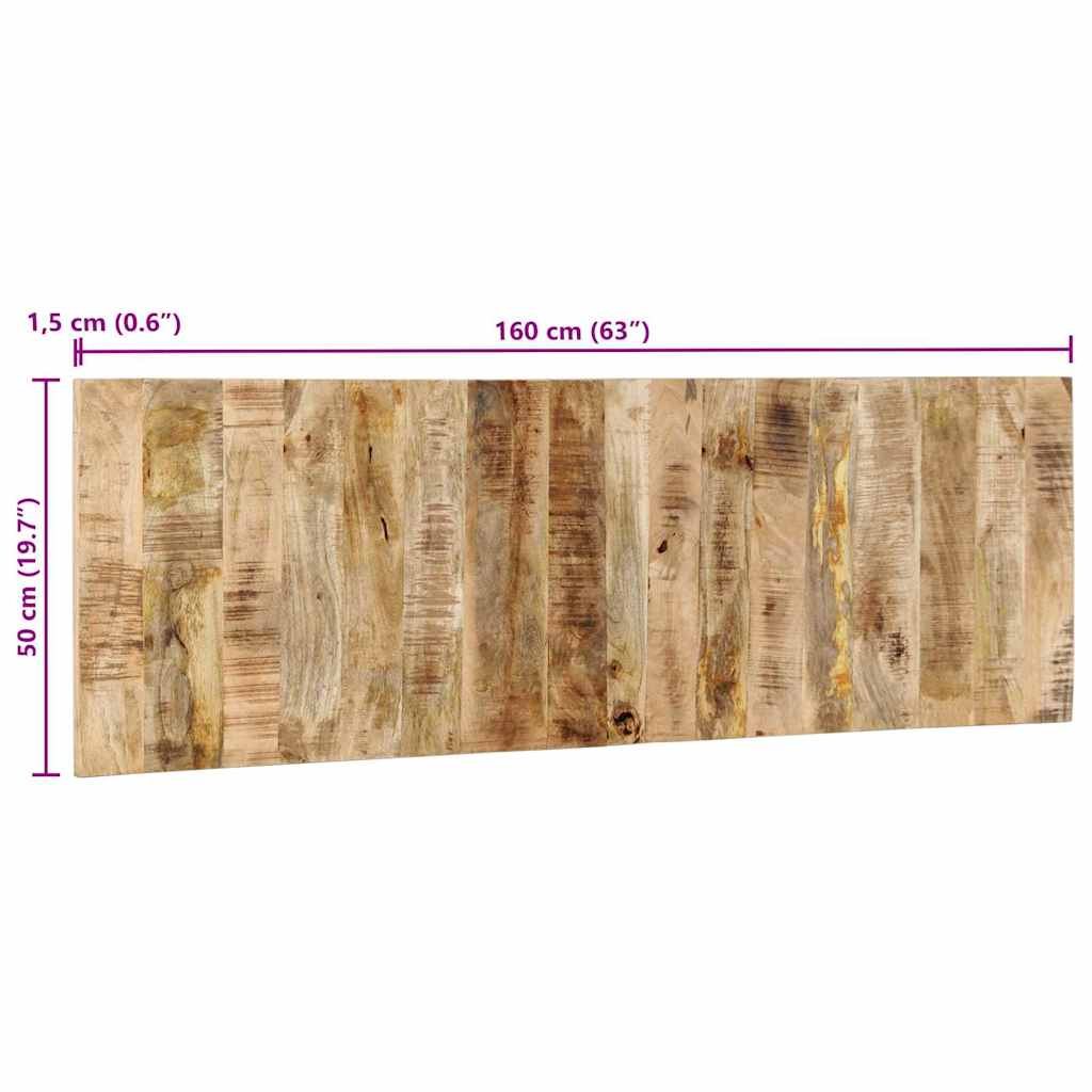 Kopfteil Mehrfarbig 160 cm Massivholz Altholz