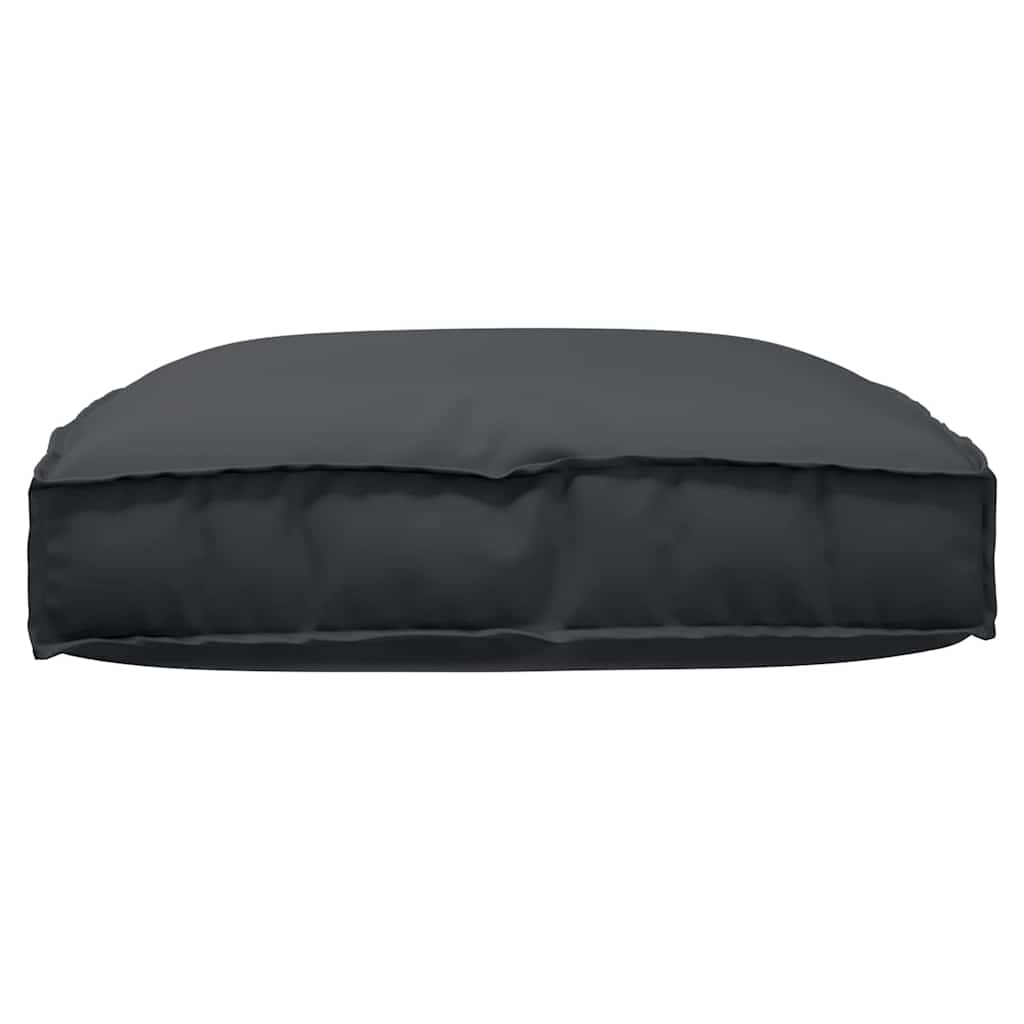 Kissen Anthrazit 80 x 80 x 12 cm Oxford-Stoff