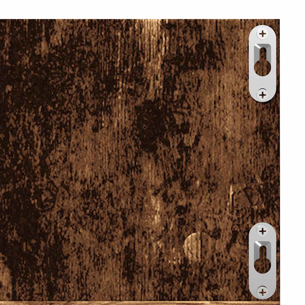 CD-Wandregal Weiß 75x18x18 cm Holzwerkstoff