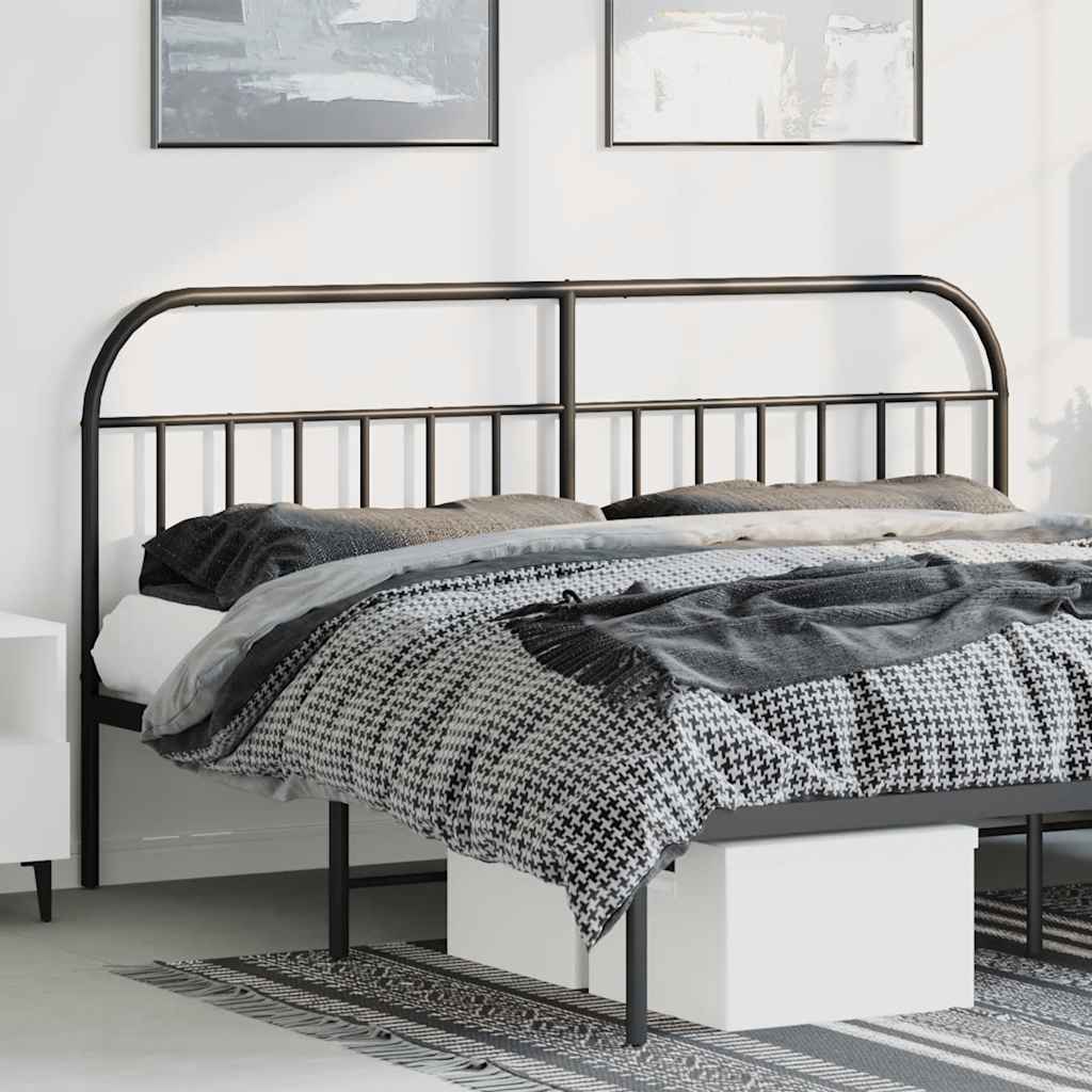 Ersatz-Kopfteil Metall Schwarz 75 cm