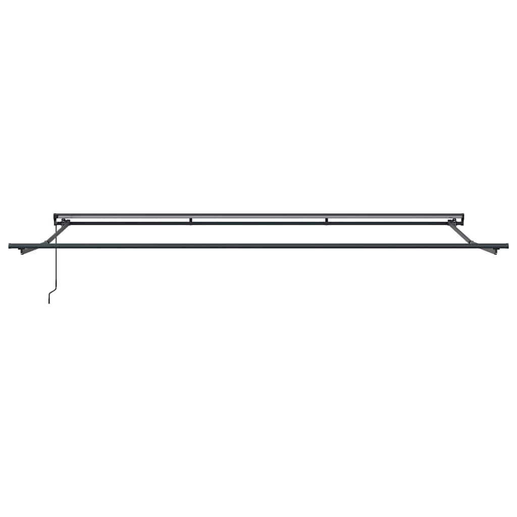 Markisenrahmen Verstellbar Weiß 2,5 x 2 m Stahl