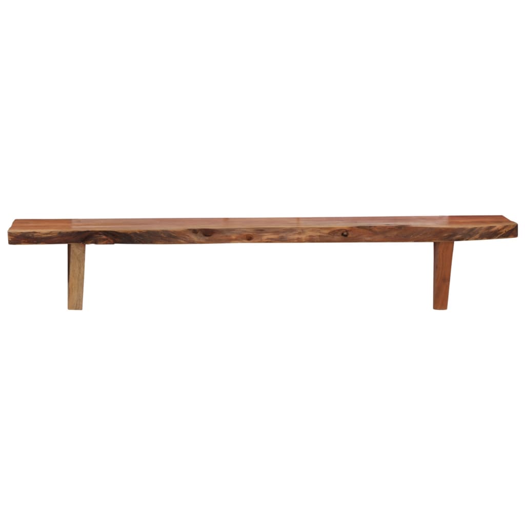 Wandregale 2 Stk. 110x20x18 cm Massivholz Akazie
