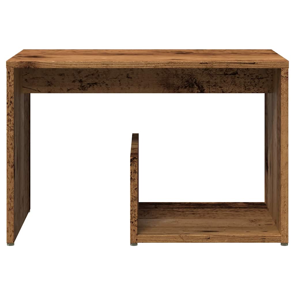 Beistelltisch Weiß 59x36x38 cm Holzwerkstoff