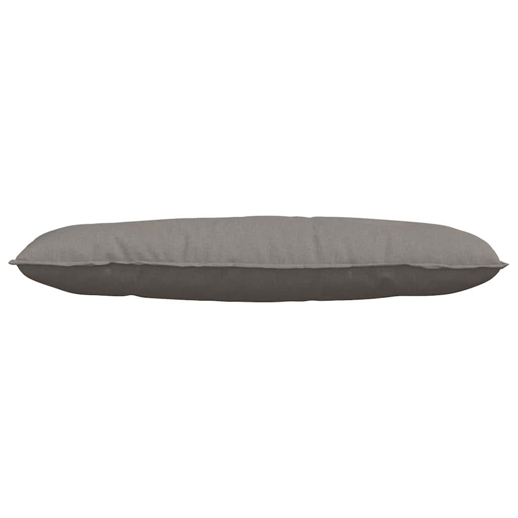 Rückenkissen Hellgrau 50 x 19 x 45 cm Stoff