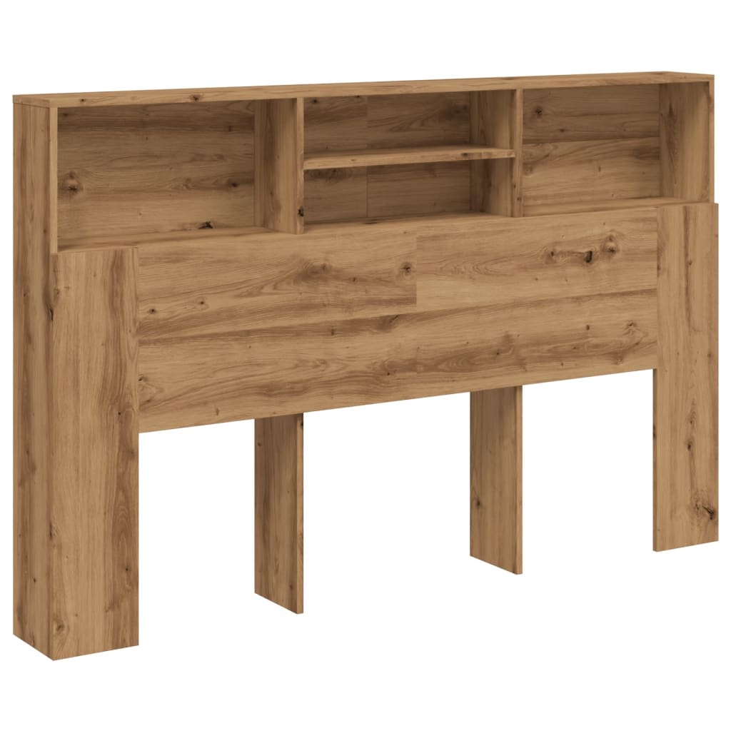 Bett-Kopfteil mit Ablagen Weiß 100x19x103,5 cm