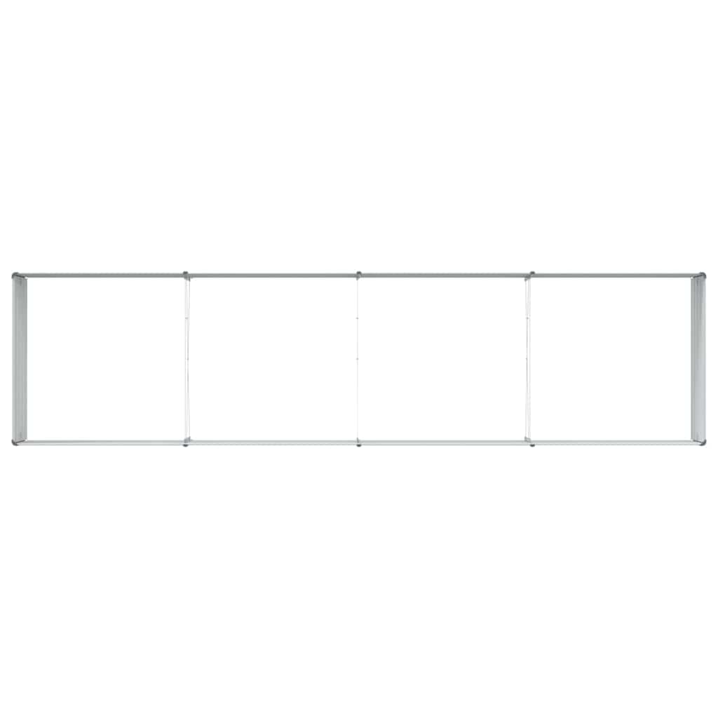 Hochbeet Hellbraun 100 x 100 x 77 cm Verzinkter Stahl