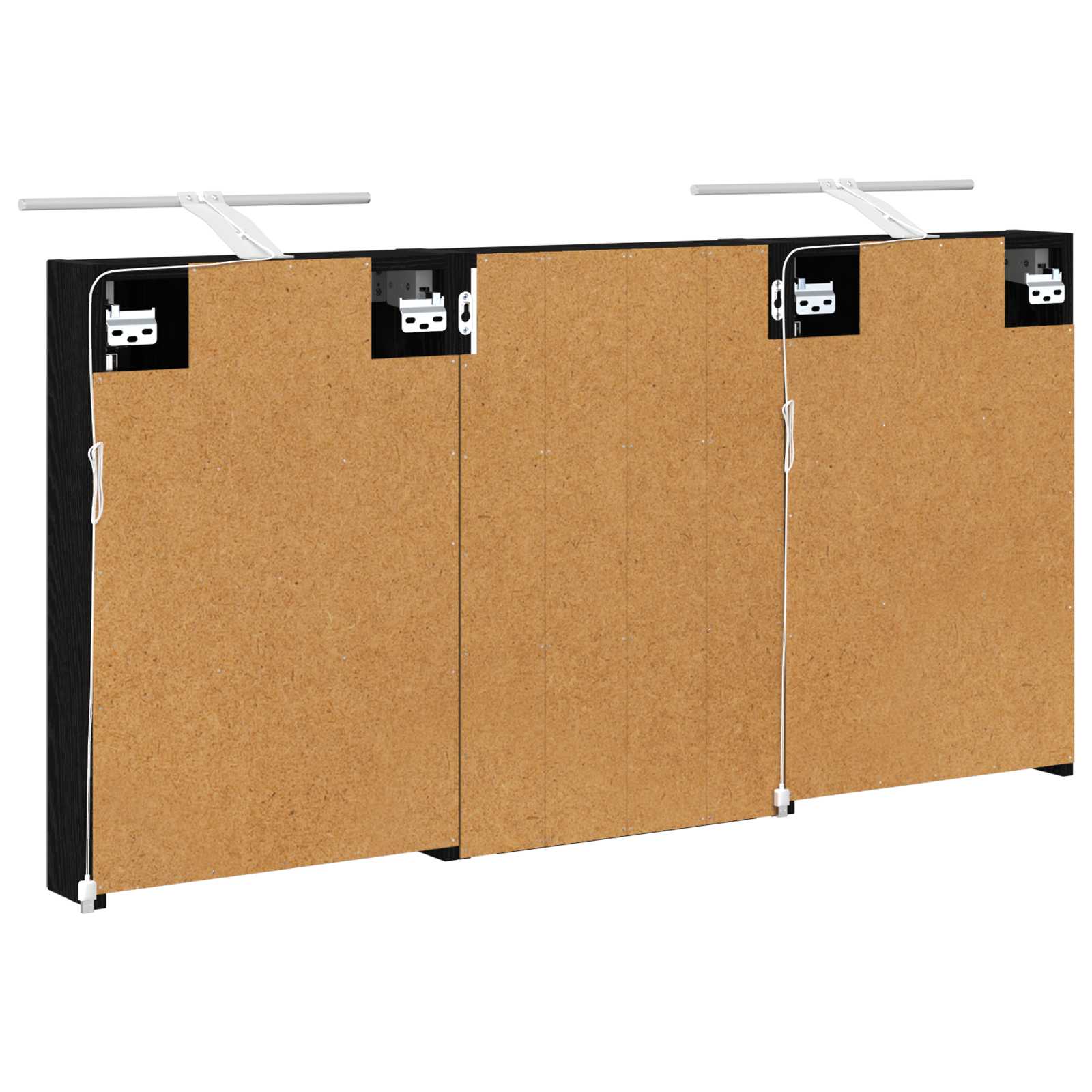 Badezimmerschrank-Set 3 pcs 80 x 10,5 x 50 cm Holzwerkstoff