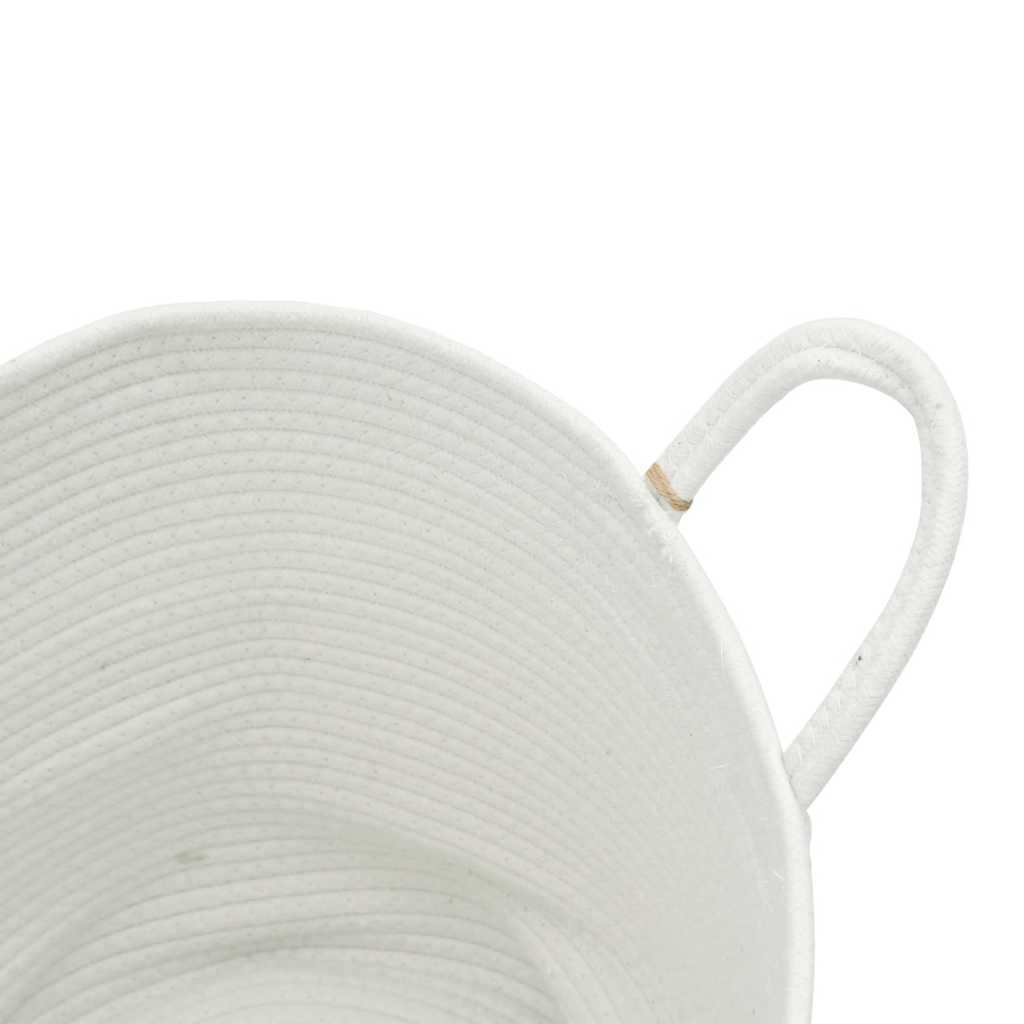 Aufbewahrungskorb Braun Ø40x35 cm Baumwolle