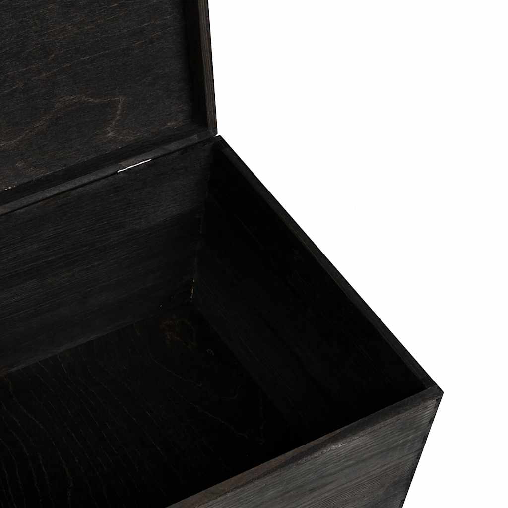 Holzkiste mit Deckel 40x30x13 cm Massivholz Kiefer