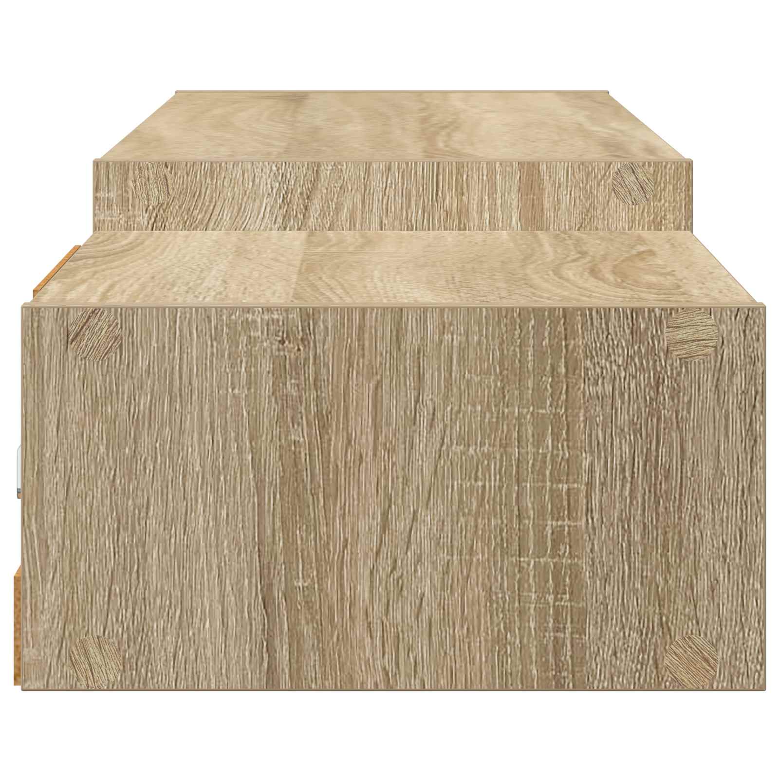 Wandmontierter TV-Schrank Wandhalterung Weiß 140 x 28 x 21 cm