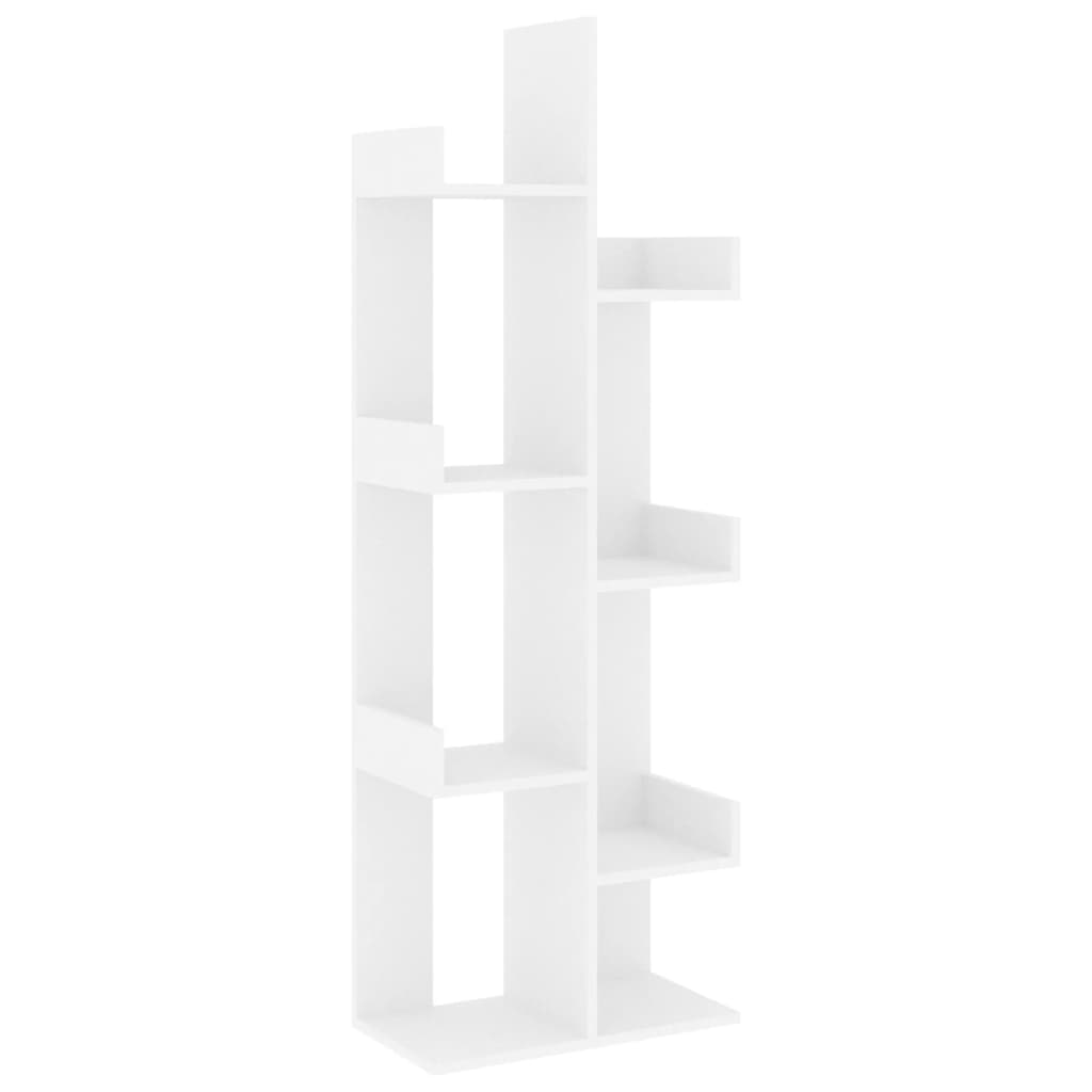 Bücherregal Weiß 86x25,5x140 cm Holzwerkstoff