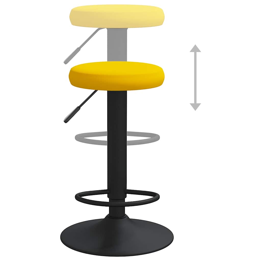 Barhocker 2 Stk. Schwarz Samt