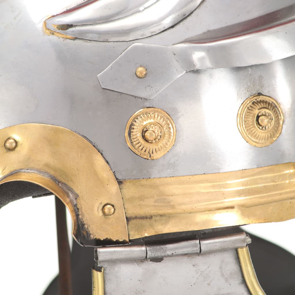 Preußische Pickelhaube Antik Replik für LARP Schwarz Stahl