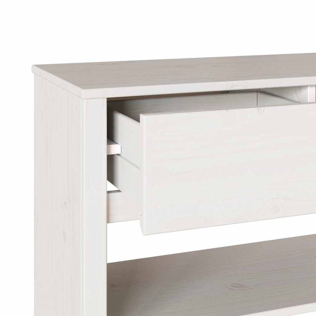 Konsolentisch mit Schubladen Drammen Eiche 89,5 x 37 x 73 cm