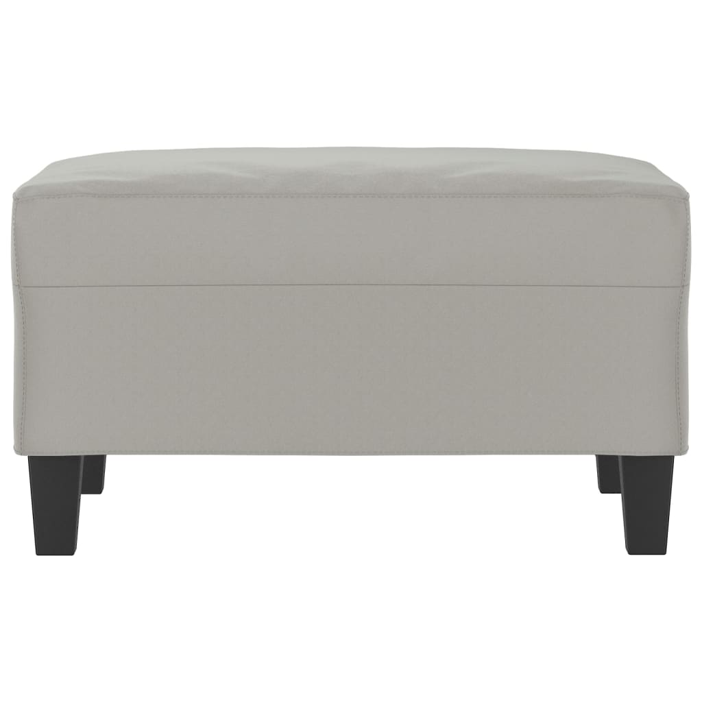 Fußhocker Taupe 60x50x41 cm Mikrofasergewebe