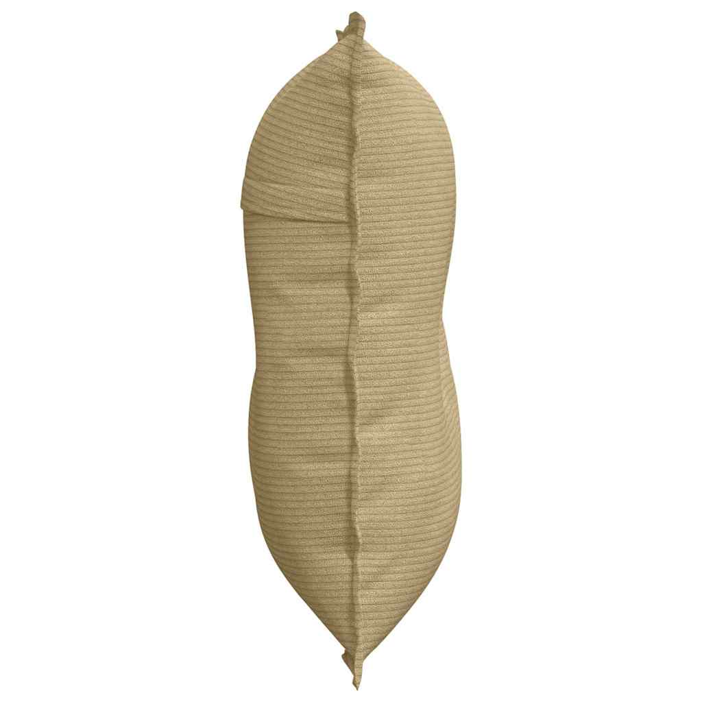 Rückenkissen Hellgrau 50 x 45 cm Cordstoff
