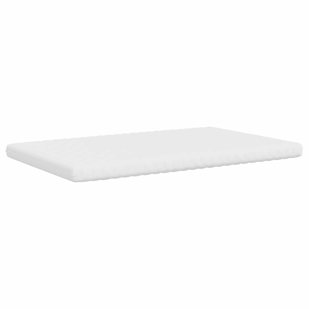 Schaumstoffmatratze Weiß 80x200 cm 7-Zonen Härtegrad 20 ILD
