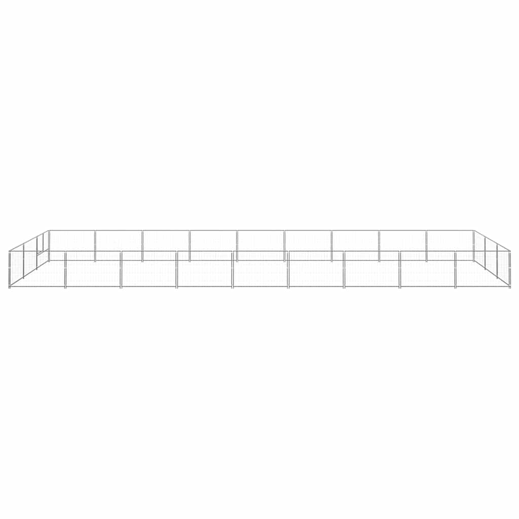 Hundezwinger Schwarz 4 m² Stahl
